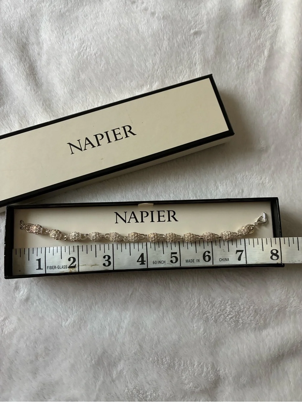 Napier Silver Link Bracelet